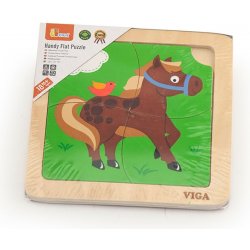 Viga puzzle kůň 4 dílky