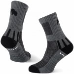 Ponožky Zulu Trekking Men Velikost ponožek: 39-42 / Barva: černá/šedá