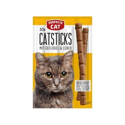 Perfecto Cat Masové tyčky drůbeží 14cm 10 ks