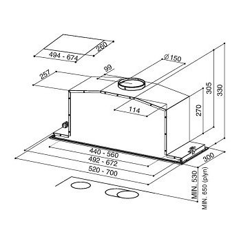 Faber INCA LUX GLASS EV8 X/BK KL A70 od 11 619 Kč - Heureka.cz