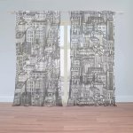 Záclony Kreslené mrakodrapy: 2 ks - 150x250 cm - Sablio – Hledejceny.cz