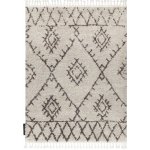 Dywany Łuszczów Berber Fez G0535 cream and brown Béžová – Zboží Mobilmania