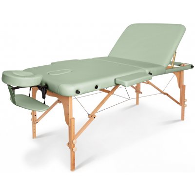 Fabulo USA Dřevěný masážní stůl Fabulo UNO Plus Set 186 x 71 cm 4 barvy Barva: krémová 186 x 71 cm 15,2 kg 6 barev – Sleviste.cz