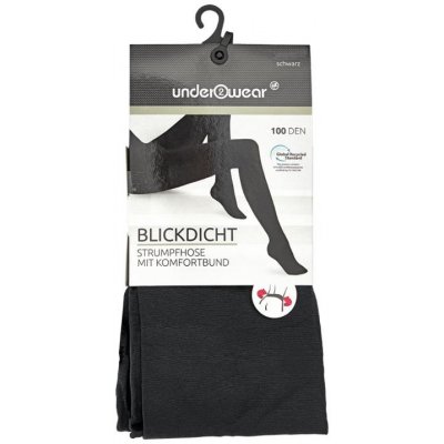under2wear Punčochové kalhoty černé 100 DEN – Zboží Dáma