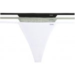 Calvin Klein Dámské tanga QD5070E 3 KUSY černá – Zboží Mobilmania