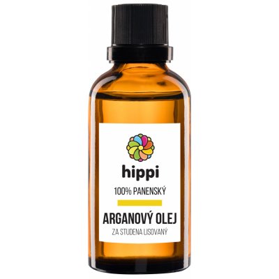 Hippi Organic 100% panenský arganový olej na vlasy a pleť 100 ml