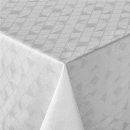 Dadka Ubrus damašek Garbo kosočtverec bílý průměr 120 cm
