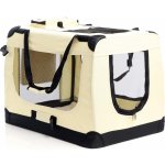 Fudajo Skládací přepravní box Přepravní taška s polohovatelnou dekou pro domácí mazlíčky XL 80 x 58 x 56 cm – Zboží Mobilmania