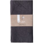 Ambiente Gaya Antracitové lněné ubrusy 50x50 cm 2 ks – Sleviste.cz