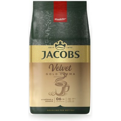 Jacobs Velvet Gold Crema zrno 1 kg – Hledejceny.cz