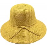 Fiebig Headwear since 1903 Dámský letní žlutý klobouk nemačkavý letní klobouk s větší krempou – Hledejceny.cz