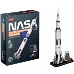 CUBICFUN 3D puzzle NASA: Raketa Apollo Saturn 136 ks – Zboží Dáma