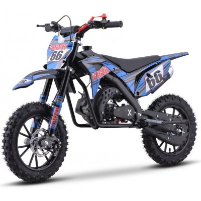 mamido Dětská benzínová motorka RamiGO TIGER 49CC modrá – Hledejceny.cz