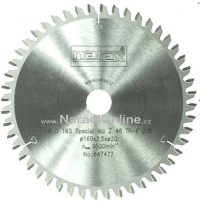 Narex Special Alu Pilový kotouč 160×2.5×20 52TFZ 647477