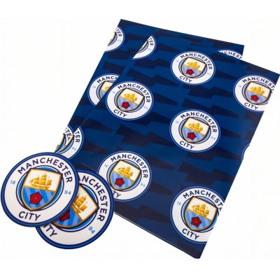 Fan-shop Balící papír MANCHESTER CITY Text – Zboží Živě
