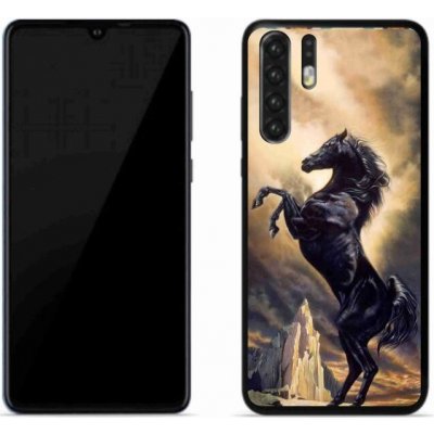 Pouzdro mmCase Gelové Huawei P30 Pro - černý kreslený kůň – Hledejceny.cz