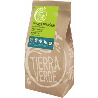 Tierra Verde Prací prášek z mýdlových ořechů na barevné prádlo dóza 850 g