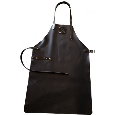 Ofyr leather apron black stylová kožená zástěra OA-LAB