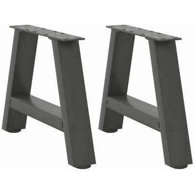 Omaxi 314703 Nohy konferenčního stolku ve tvaru A 2 ks antracitové 30 x 30-31 cm ocel – Zbozi.Blesk.cz