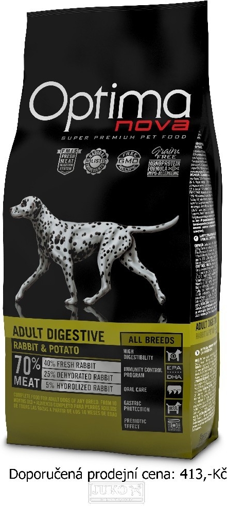 Optima Nova Dog Adult Digestive 2 kg