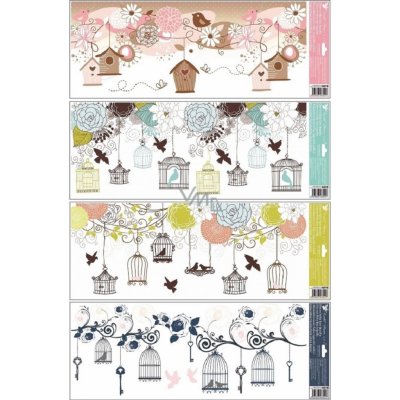 Přerov Dekorace okenní folie 60x22,5cm, ptáčci /6878 245329 – Sleviste.cz