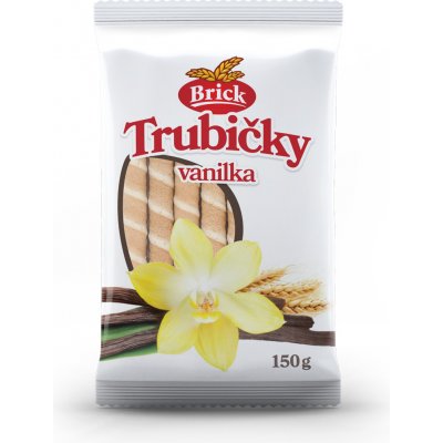 Brick Trubičky plněné vanilka 150 g – Zboží Mobilmania