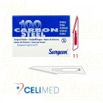 Surgeon Čepelky skalp. č.11 sterilní 100ks – Sleviste.cz