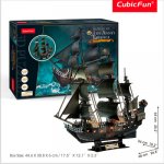 CubicFun 3D puzzle Plachetnice Queen Anne's Revenge Svítící 293 ks – Zboží Mobilmania