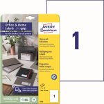 Avery Zweckform 6125 Samolepící etikety 210x297mm 10 ks bílá – Zboží Dáma