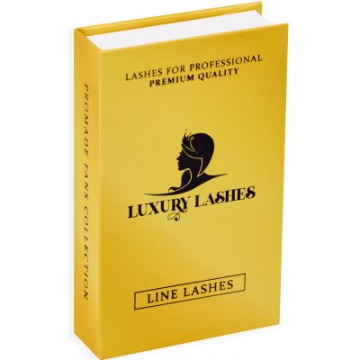 Luxury Lashes 10D Premium Řasy v Hotovém Vějířku MIX Zakřivení umělých řas: D, Délka umělých řas: Mix délek 8-13 mm, Tloušťka řas: 005 – Hledejceny.cz