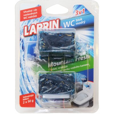 Larrin WC blok do nádrže Mountain Fresh 2 x 50 g – Zboží Mobilmania