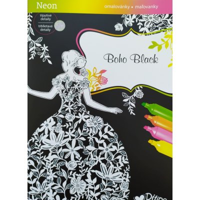 Boho Black Neon – Zboží Dáma Boho Black Neon – Zboží Dáma
