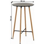 Kondela Imam 60 cm černá / dub – Zbozi.Blesk.cz