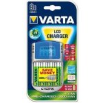 Varta LCD Charger + 4x AA 2600 mAh R2U & 12V & USB 57070201451 – Zboží Mobilmania