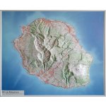 IGN Reunion - plastická mapa 57 x 72 cm – Zboží Dáma