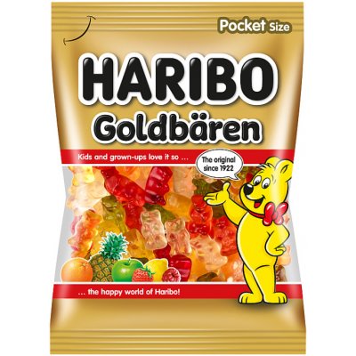 Haribo Goldbären želé medvídci s ovocnými příchutěmi 100 g – Zboží Mobilmania