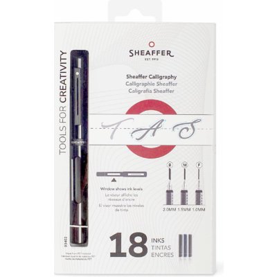 Sheaffer calligraphy mini kit černá – Zboží Mobilmania
