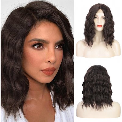 Mahagonově hnědá paruka Penelope se síťkou – Zboží Dáma