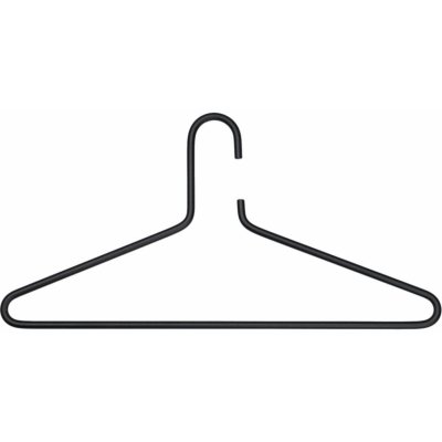 Spinder Design Šatní ramínko Senza 6 3 ks ocel černé HK475-02 – Zboží Mobilmania