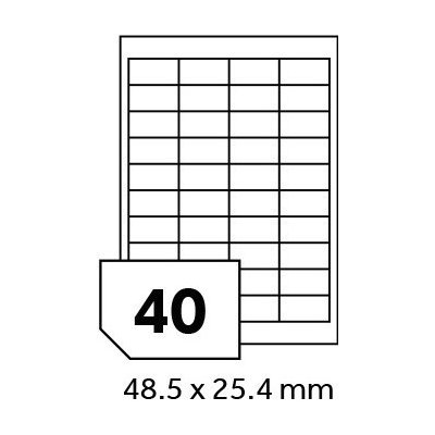 Smart Line Print etikety A4 48,5 x 25,4 mm - 100 ks – Zboží Mobilmania