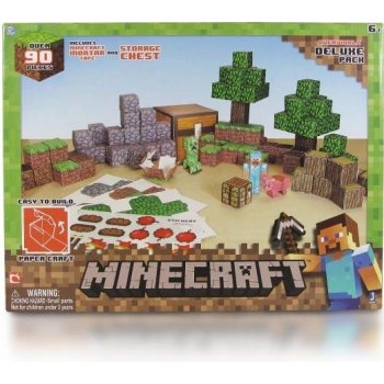 Minecraft Papercraft Overworld Deluxe Set