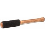 Nefertitis Palička dřevěná s černým semišem ke zpívajícím miskám 15 cm NF29524 15 cm – Zboží Dáma