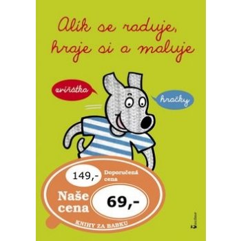 Alík se raduje hraje si a maluje Omalovánky