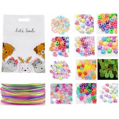 Dárková kreativní sada korálků Mix it nejen pro děti pro tvoření a navlékání DIY – Zboží Mobilmania