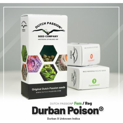 Dutch Passion Durban Poison semena neobsahují THC 10 ks – Hledejceny.cz