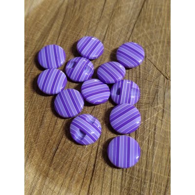 Knoflík se spodním přišíváním fialový – Zboží Dáma