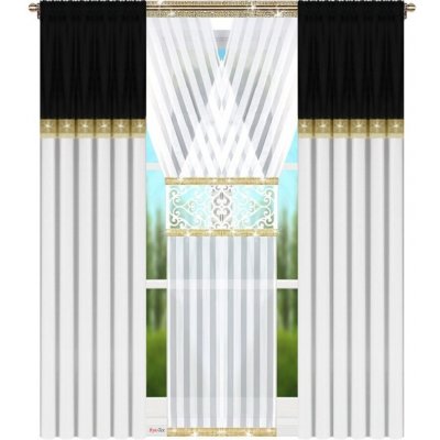 BytoTex Komplet Dezzi černá/zlato 310x250 cm – Hledejceny.cz
