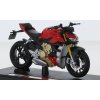 Sběratelský model Miasto Maisto motorka na stojánku DUCATI Super Naked V4 S červená 1:18