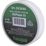 Haupa 263884 Páska izolační PVC 19 mm x 33 m bílá