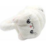 Klapky na uši s kočkou bílá – Zbozi.Blesk.cz